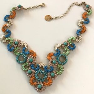 Anthropologie Lavish by Tricia Milaneze Necklace Hand woven